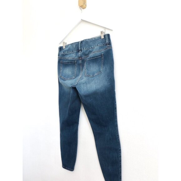 NEW! Torrid Premium 3 Button Waist Closure Jeggings Denim Jeans Blue SZ 12 - Picture 7 of 9